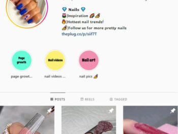 95K Beauty Nails Instagram Account for sale