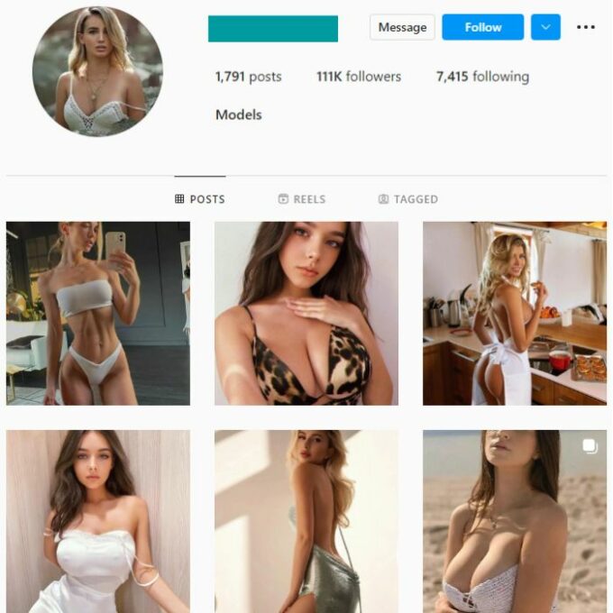 110K Babes Models Instagram Account for sale