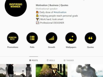110K Motivation Quotes Instagram Account for sale