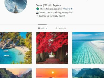 3k Travel Destinations Instagram Account for sale
