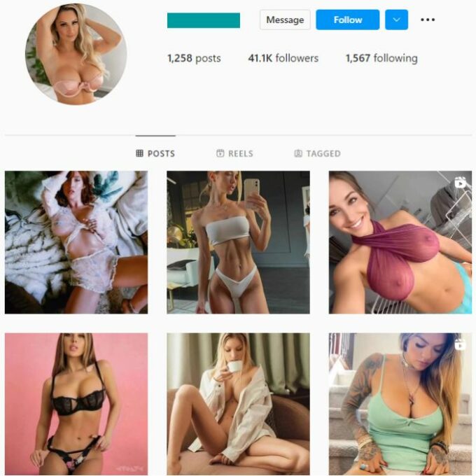 40K Babes Models Instagram Account for sale