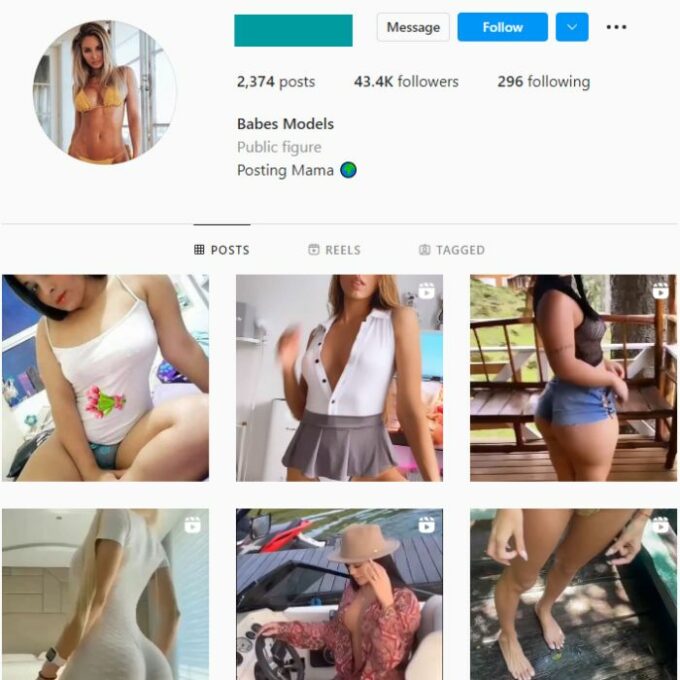 43K Babes Models Instagram Account for sale