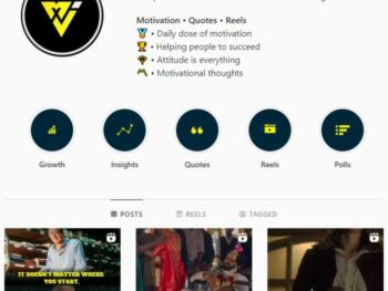 45K Motivation Quotes Instagram Account for sale