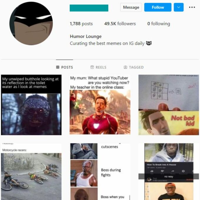 48K USA Funny Memes Instagram Account for sale