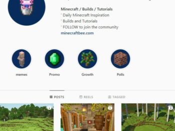 50K Minecraft Gaming Instagram Account for sale
