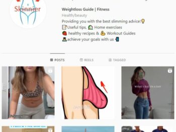 550K Health Nutrition Weightloss Instagram Account for sale
