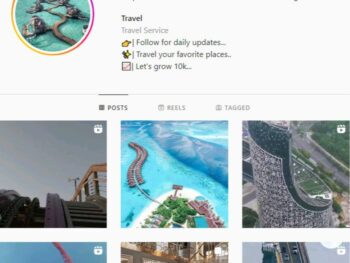 5k Travel Destinations Instagram Account for sale