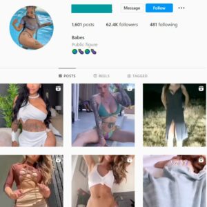 60K Babes Models Instagram Account for sale