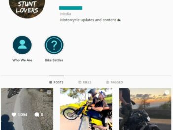 75K Motorcycle Bike Instagram Account for sale
