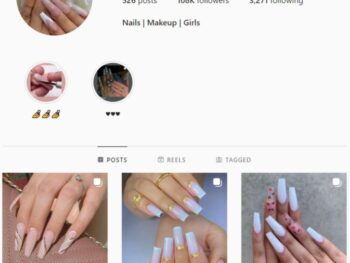 100K Beauty Nails Instagram Account for sale