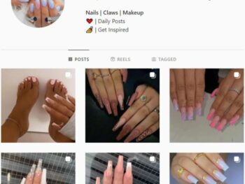 100K Beauty Nails Instagram Account for sale
