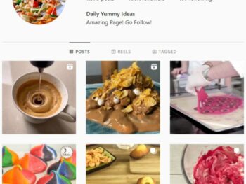100K Food Desserts Instagram Account for sale