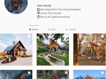 110K Tiny Houses Instagram Account for sale