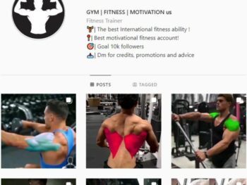 12K Bodybuilding Gym Instagram Account for sale