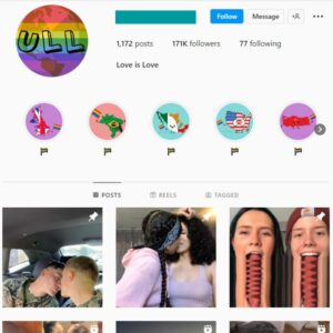 170K LGBT Community Instagram Account for sale