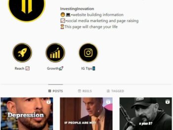 20K Entrepreneur Motivation Instagram Account for sale