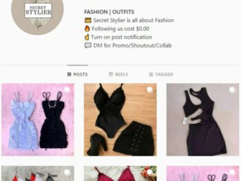 370K Women's Fashion Outfits Instagram Account for sale