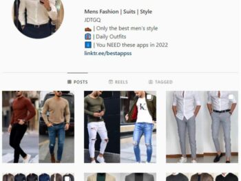 75K Men's Fashion Style Instagram Account for sale