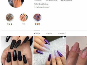 98K Nails Girls Makeup Instagram Account for Sale