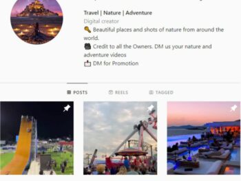 130K Travel Nature Instagram Account for sale