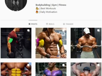 20K Bodybuilding Gym Instagram Account for sale