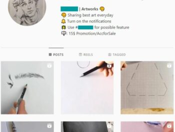 40K Art Sketch Instagram Account for sale