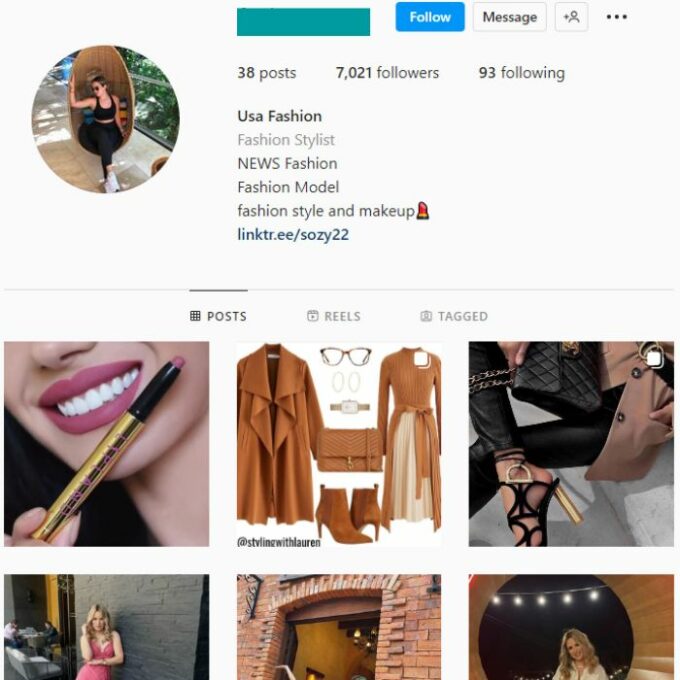 7K Women's Fashion Outfits Instagram Account for sale