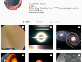 110K Astronomy Space Instagram Account for sale