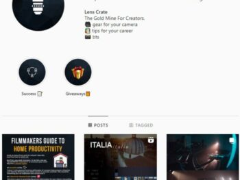 110K Photography Videography Instagram Account for sale