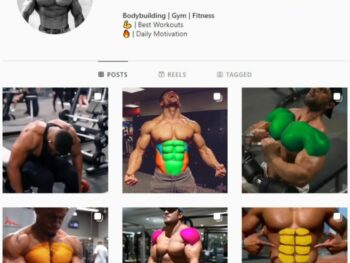 14K Male Fitness Gym Instagram Account for sale
