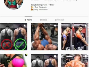 18K Male Fitness Gym Instagram Account for sale