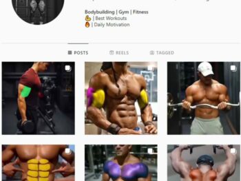 20K Male Fitness Gym Instagram Account for sale