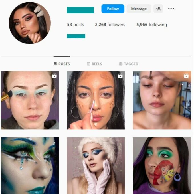 2K Makeup Beauty Instagram Account for sale