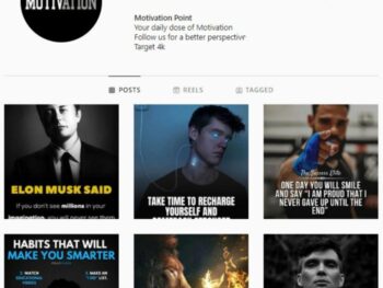2K Motivation Quotes Instagram Account for sale