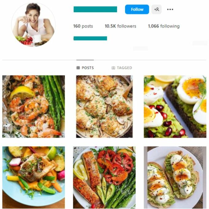 10K Keto Diet Food Instagram Account for sale