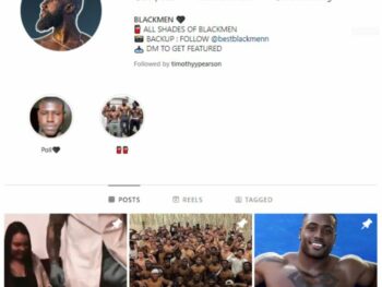100K Black Men Instagram Account for sale