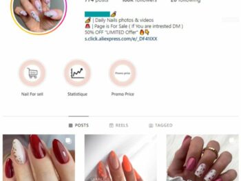 175K Beauty Nails Instagram Account for sale