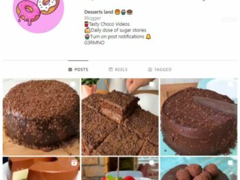 25K Food Desserts Instagram Account for sale