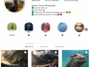40K Travel Nature Instagram Account for sale