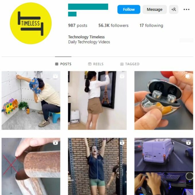 50K Viral Tech Instagram Account for sale