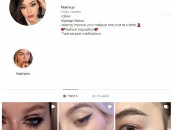 55K Beauty Makeup Instagram Account for sale