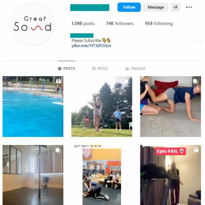 70K Funny Videos Instagram Account for sale