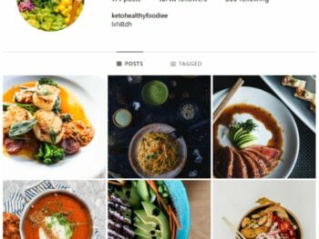10K Keto Diet Food Instagram Account for sale