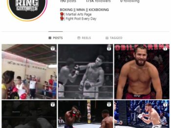 170K MMA Boxing Instagram Account fpr sale