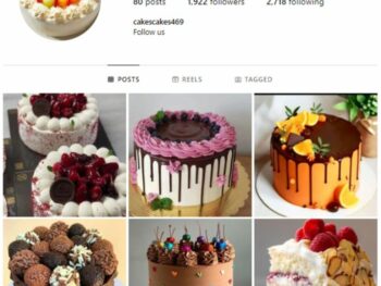 1K Desserts Cakes Instagram Account for sale
