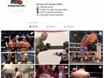 65K Boxing Sports Instagram Account for sale