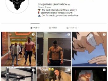 10K Fitness Bodybuilding Instagram Account for sale