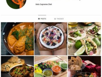 11K Food Keto Diet Instagram Account for sale