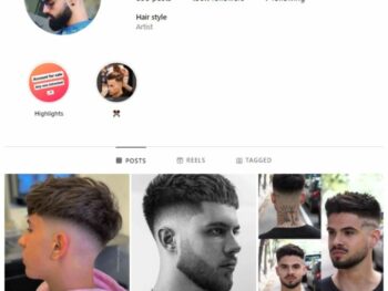 130K Hairstyle Barber Instagram Account for sale