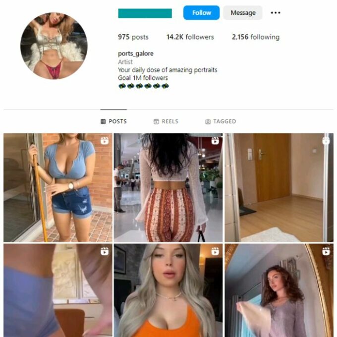 14K Babes Models Instagram Account for sale